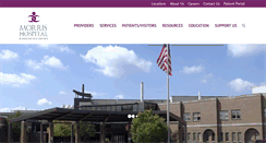 Desktop Screenshot of morrishospital.org